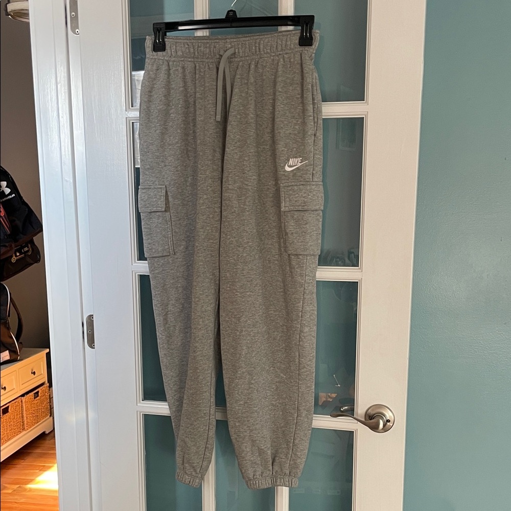 Nike Women's Gray Cargo Joggers